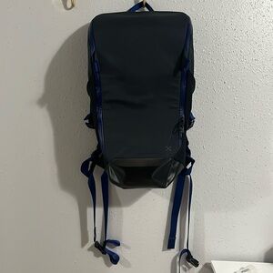 Lululemon backpack. Blue and black. Like new